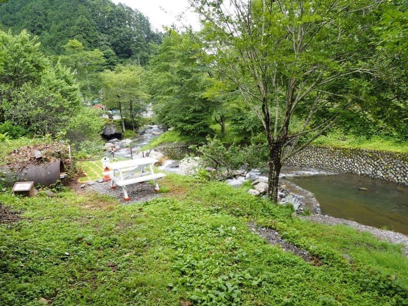 成木の家の成木川